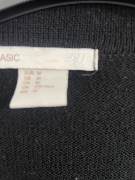 Čierny svetrík, h&m,l