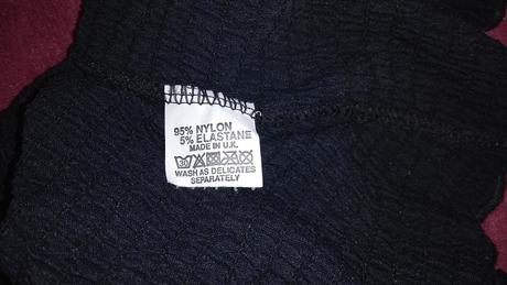 Čierny elastický top, m