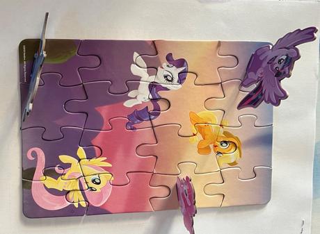 Puzzle my little pony 19 dielikov 3d efekt, 