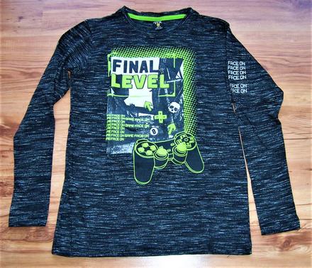 Tričko s dlhým rukávom-gamer, 152