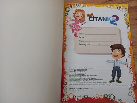 Čítanka pre 2.ročník zš pracovný zošit,