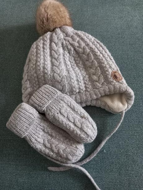 Čiapka s rukavicami, h&m,62