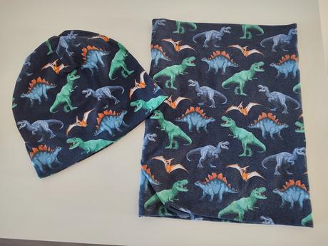 2x čiapka a nákrčník, h&m,110