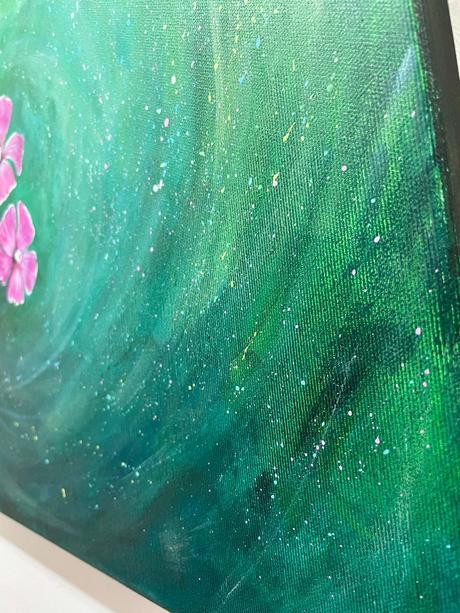 Vo víre prírody, maľba,