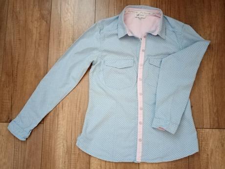 Babyblue bodkovana kosela, reserved,38