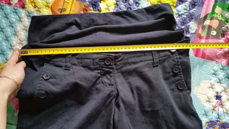 Tehotenske kratke bavlnene nohavice-nad kolena, bonprix,42