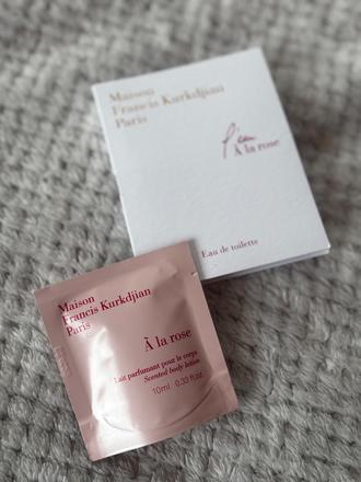 Miniatúry parfem a telové mlieko, 