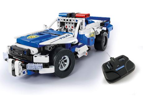 Policajné auto s ovládacím 2in1, 