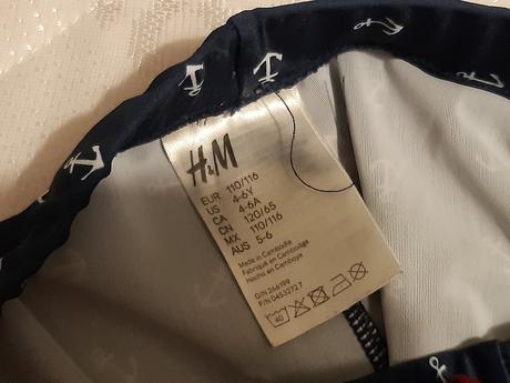 Plavky pre drobca na 4-6 rokov, h&m,110