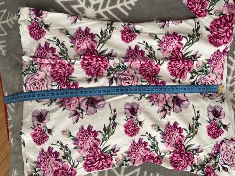 Tričko s kvetinovým vzorom, amisu,s