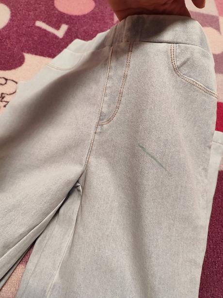 Riflové nohavice 140, h&m,140