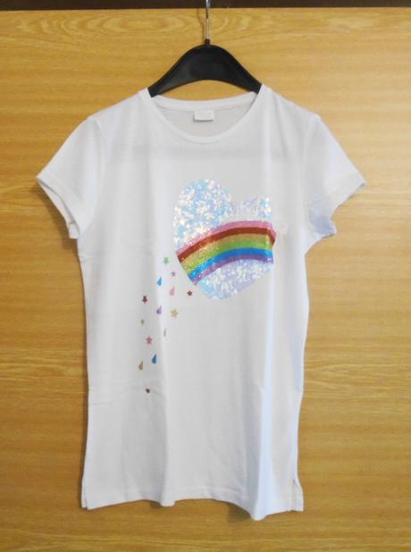 Tričko s flitrami f&f na 13-14 rokov, f&f,164