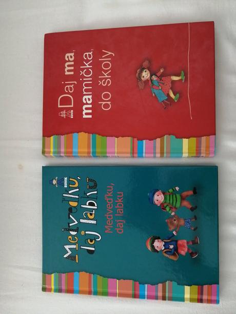 Knihy-medveďku daj labku a daj ma mamička do skoly,