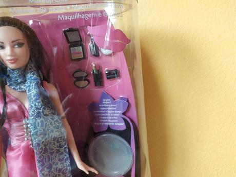 Nová ovp barbie fashion fever make up chic, 