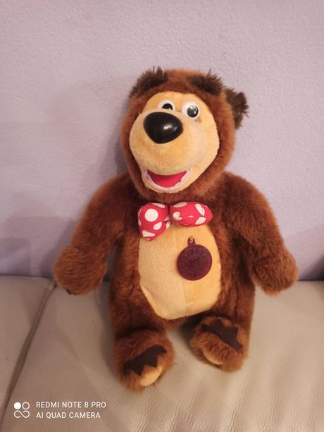 Plysovy medved z masa a medved,