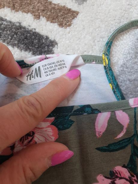 Saty na ramienka, h&m,134