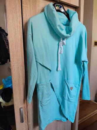 Mikina s veľkým golierom uni l, l