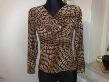 Top tigrovy vzor pre slečnu alebo damu, l