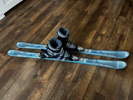 Lyže +lyžiarky, elan,140-149 cm