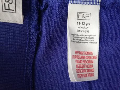 Teplaky nenosene, f&f,152