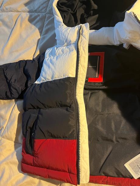 Teplá bundička tommy hilfiger, tommy hilfiger,86