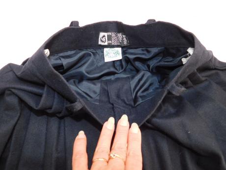 Luxusna trachten vlnena sukna/kroj,navy farby, 36