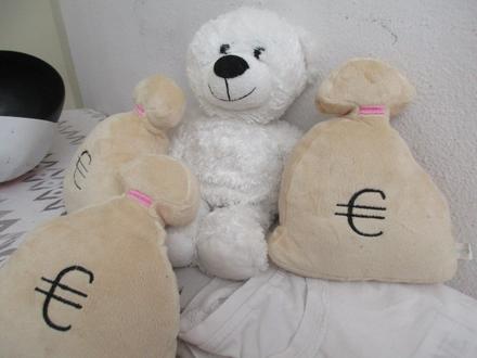 Plysak macko +gratis mojko, 