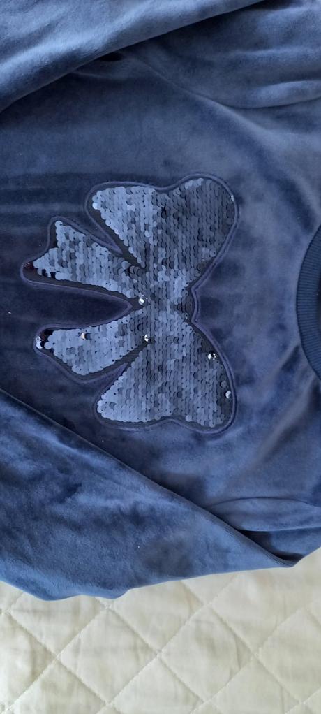 Jemná zamatová mikina, f&f,134