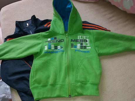 3x mikina a 1x bundička, adidas,104