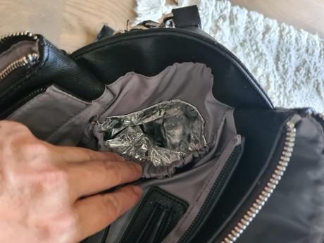 Taska na kocik cierna stylova,