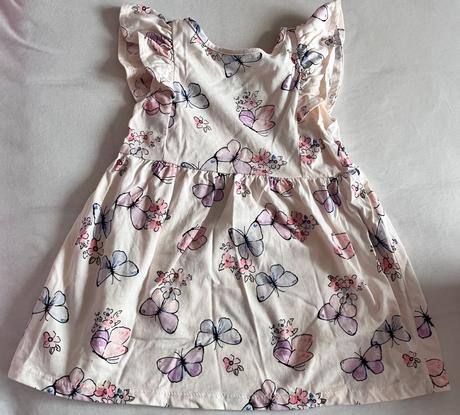 Prekrasne 1x oblecene volanikove satocky, h&m,98