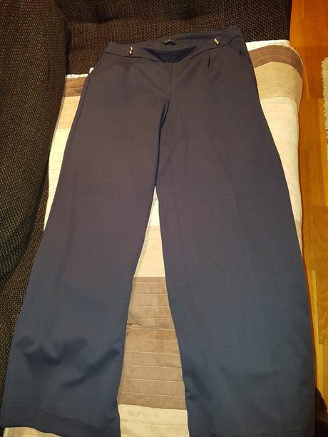 Modre nohavice so sirokymi sarami, mohito,36