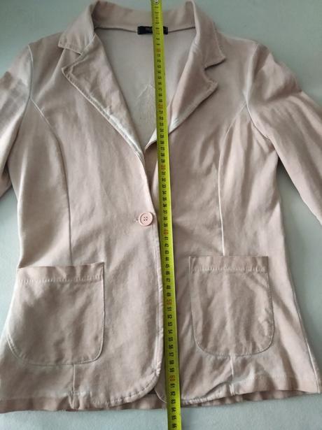 Ružové sako s batikovaným efektom, l