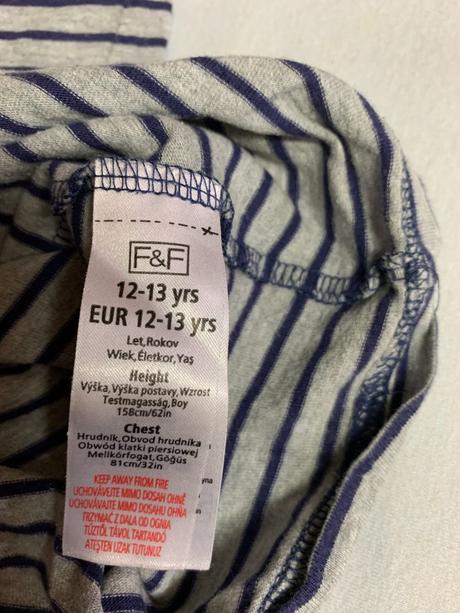 Tričko, f&f,158