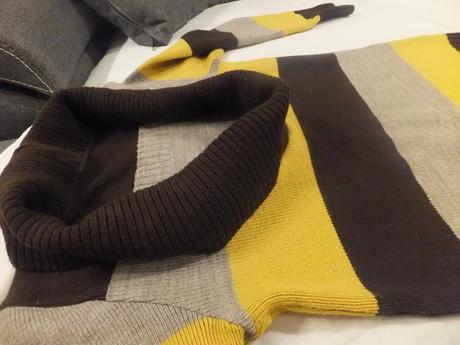 Moderný pulóver m/l, l