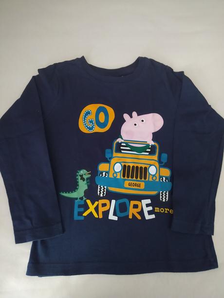 Tričká s dlhým rukávom, h&m,110