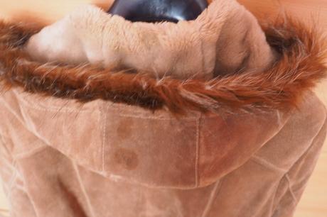 Dámska jelenicová zimná bunda, m