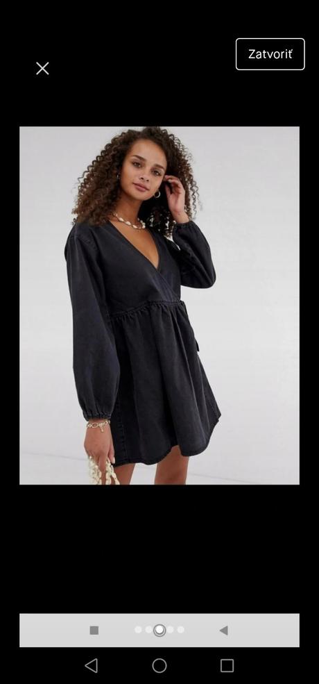 Riflove šaty asos, 44