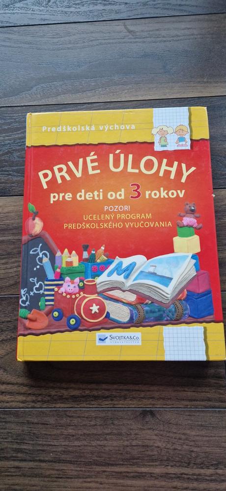 Kniha prvé úlohy pre deti od 3 r.,