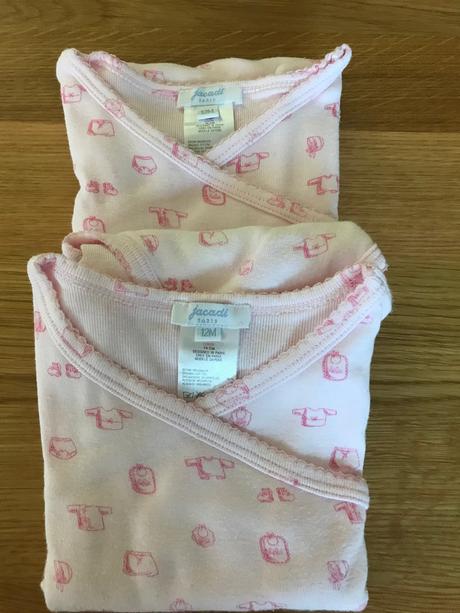 Jacadi - bio body na preloženie 12 mesiacov 4 ks, jacadi,74