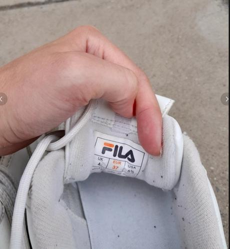 Biele tenisky fila, fila,37