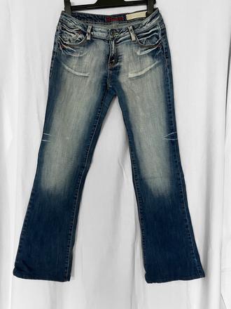 Dámske modré y2k low waist rifle vintage, l