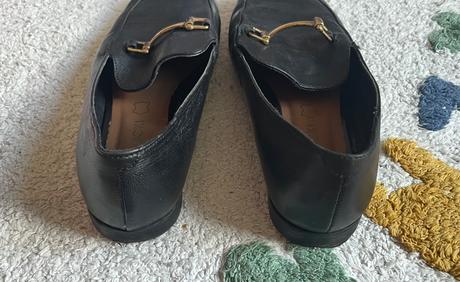 Čierne kožené mokasíny/loafers, lasocki, 38, lasocki,38