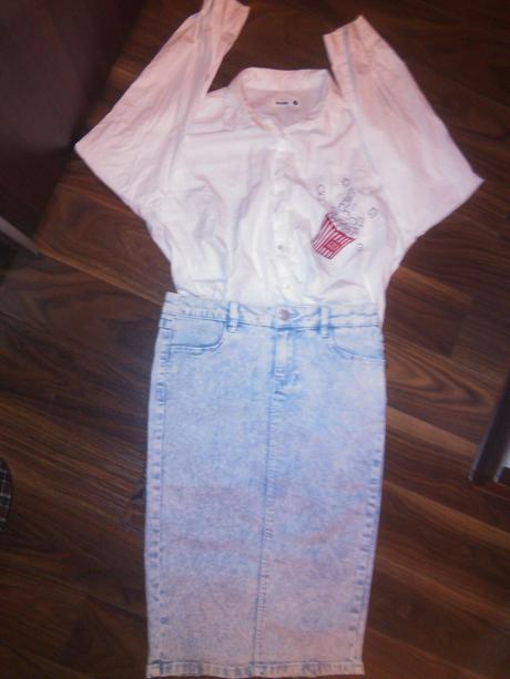 Košela s aplikáciou pukance sinsay, s