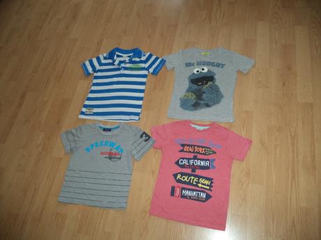 4 letné tričká 110, 110