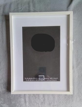 Veľký rám rámik pasparta obraz 42x32cm ako nový,