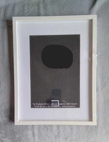 Veľký rám rámik pasparta obraz 42x32cm ako nový, 