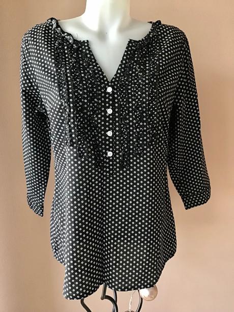 Bodkovana blúzka /pv, bonprix,m
