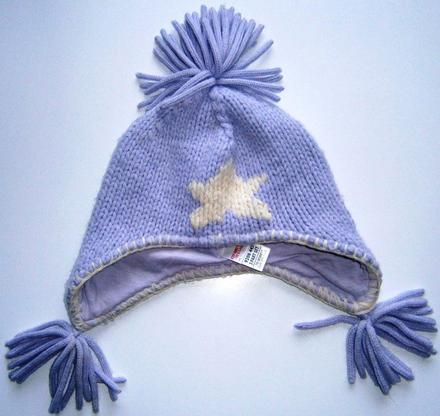 Bledofialová čiapka - 86/92, marks & spencer,86