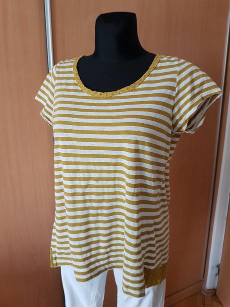 Pásikavé bavlnené italy tričko vel.m/l, l